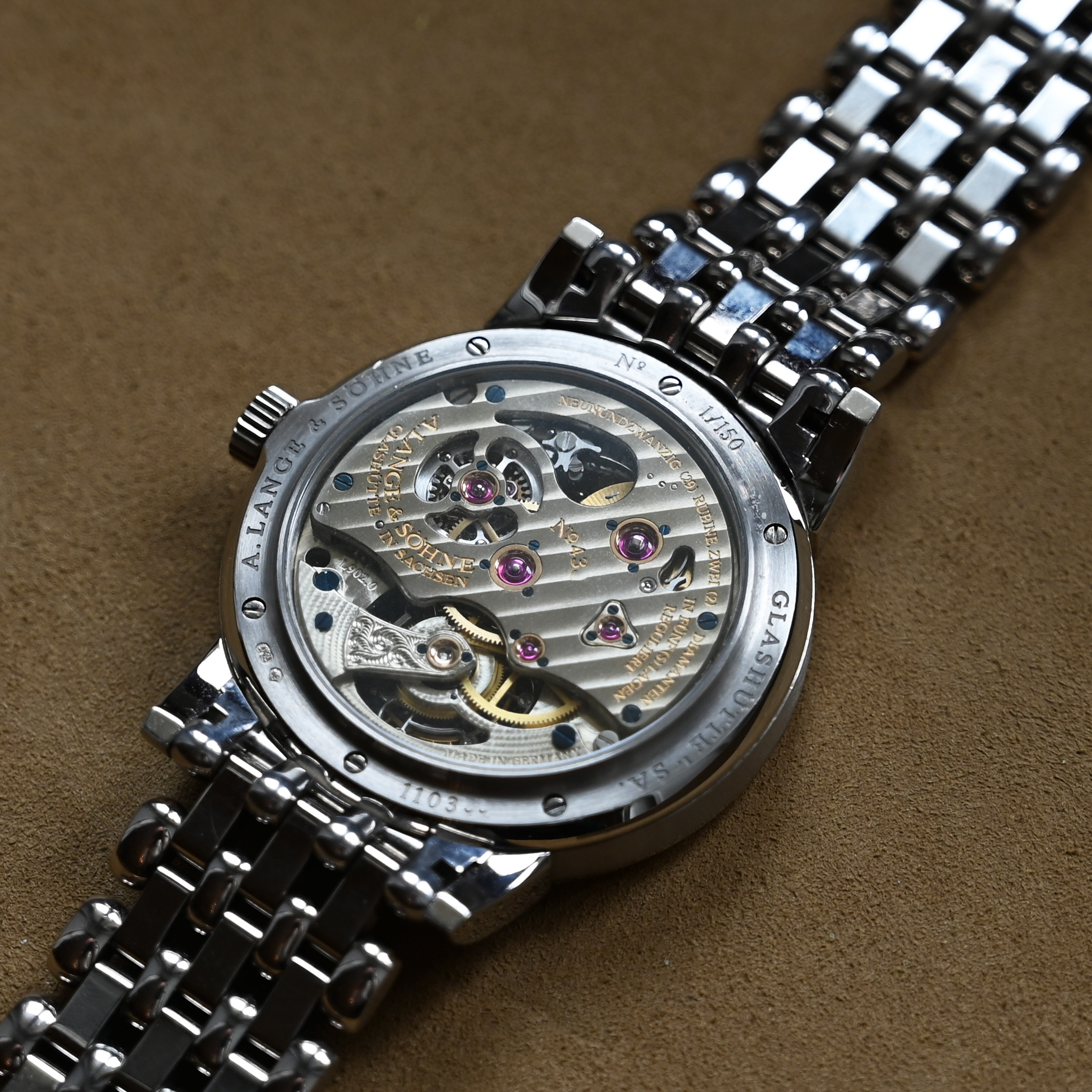 A Lange Söhne Tourbillon Pour le Merite Movement
