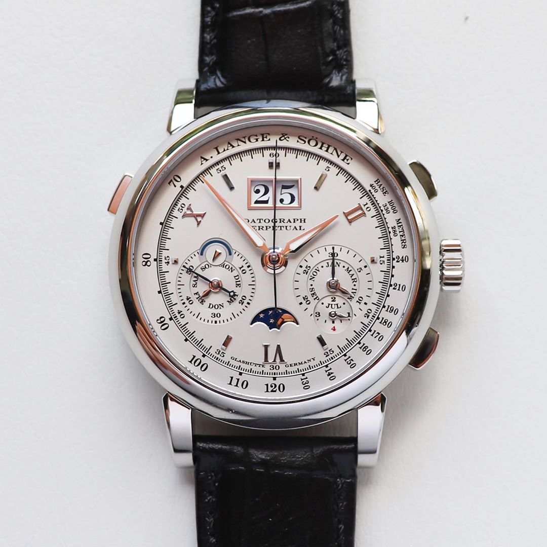 Buy A. Lange & Söhne Datograph Perpetual platinum white gold 410.025 410.038