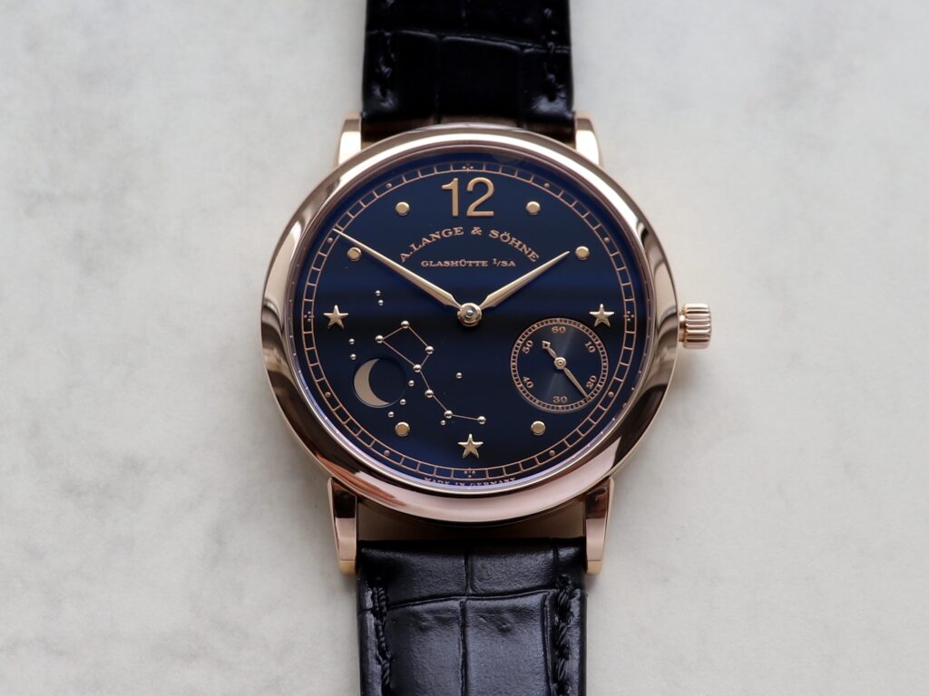 A Lange Sohne 1815 EMil Lange Moonphase pink gold black dial 231.031 limited edition langepedia