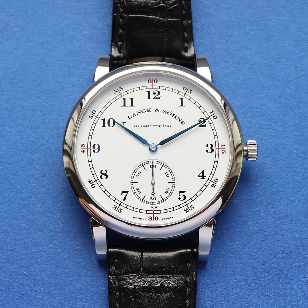 a lange 1815 cuvette oeding erdel white gold white dial 323.046 dial