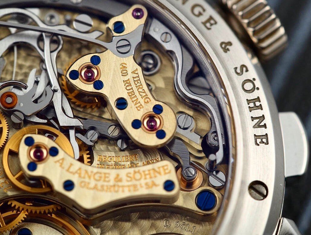 A Lange Sohne Datograph Movement