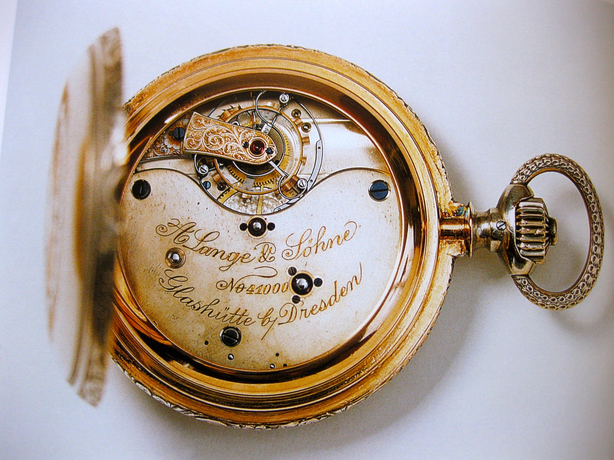 a lange söhne tourbillon pocket watch reference 41000 emil lange paris world exhibition