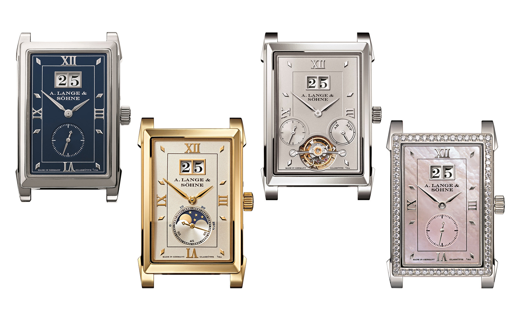 a lange söhne cabaret collection in all metals and references