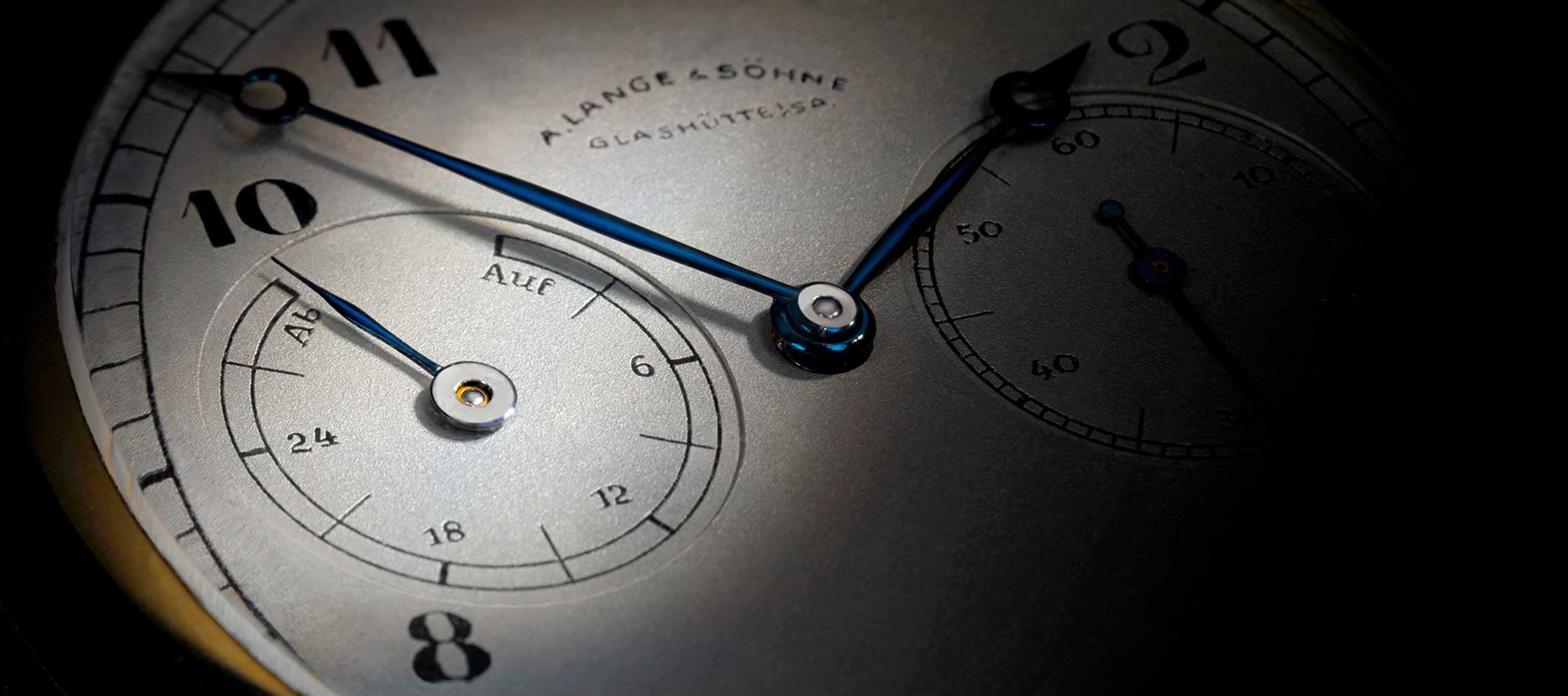 a lange söhne 1815 pocket watch taschenuhr auf ab power reserve patent