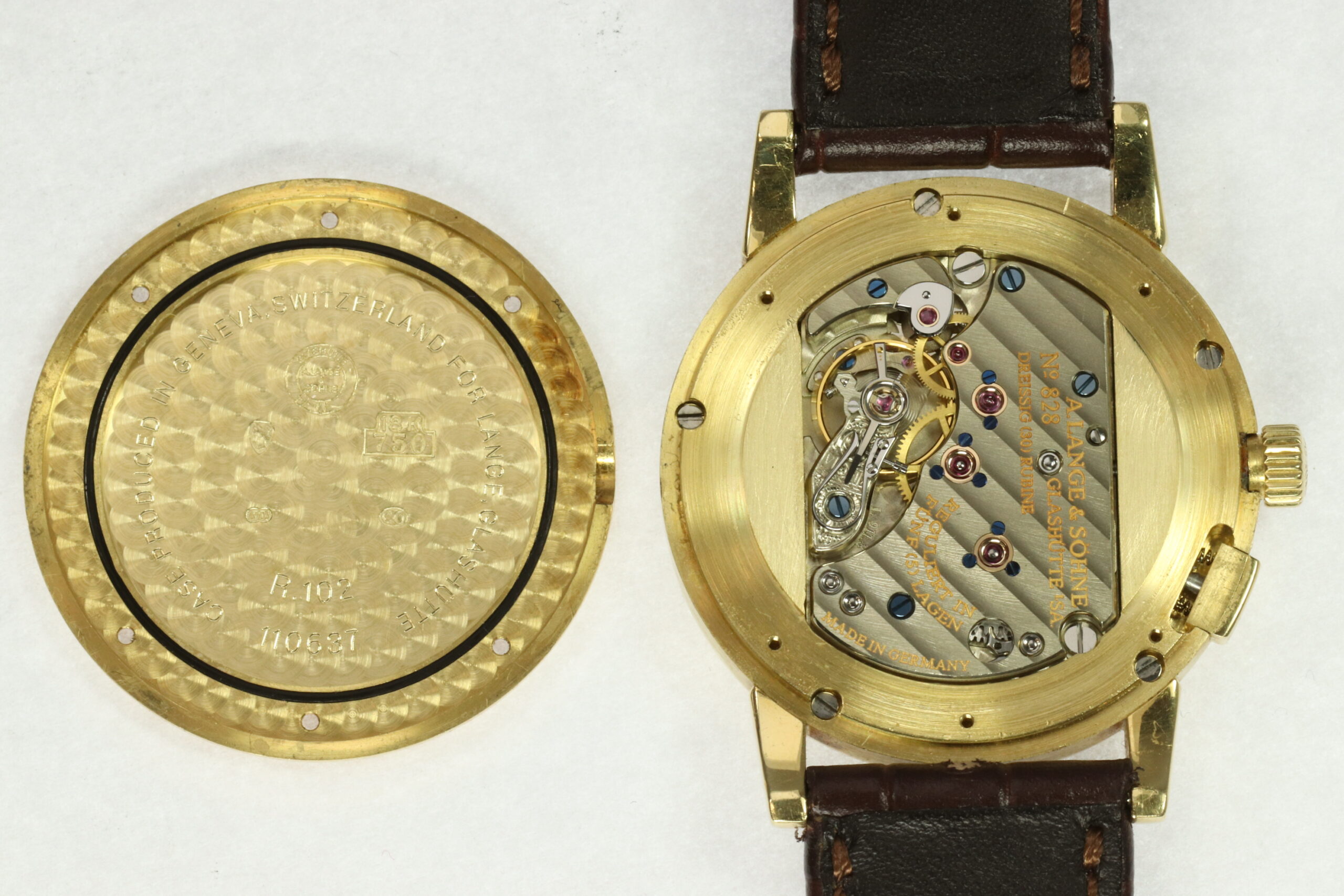 Lange Saxonia Solid Caseback