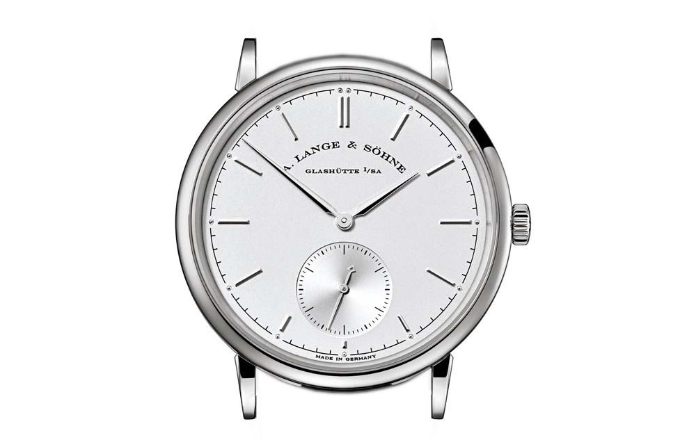a lange söhne saxonia 380.026 white gold case and dial
