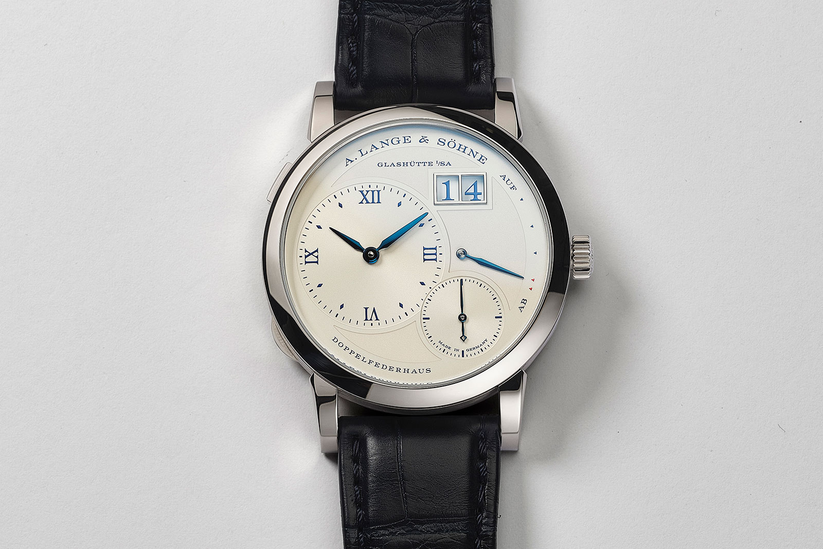 a lange söhne lange1 25th anniversary 191.066 white gold silver dial special edition