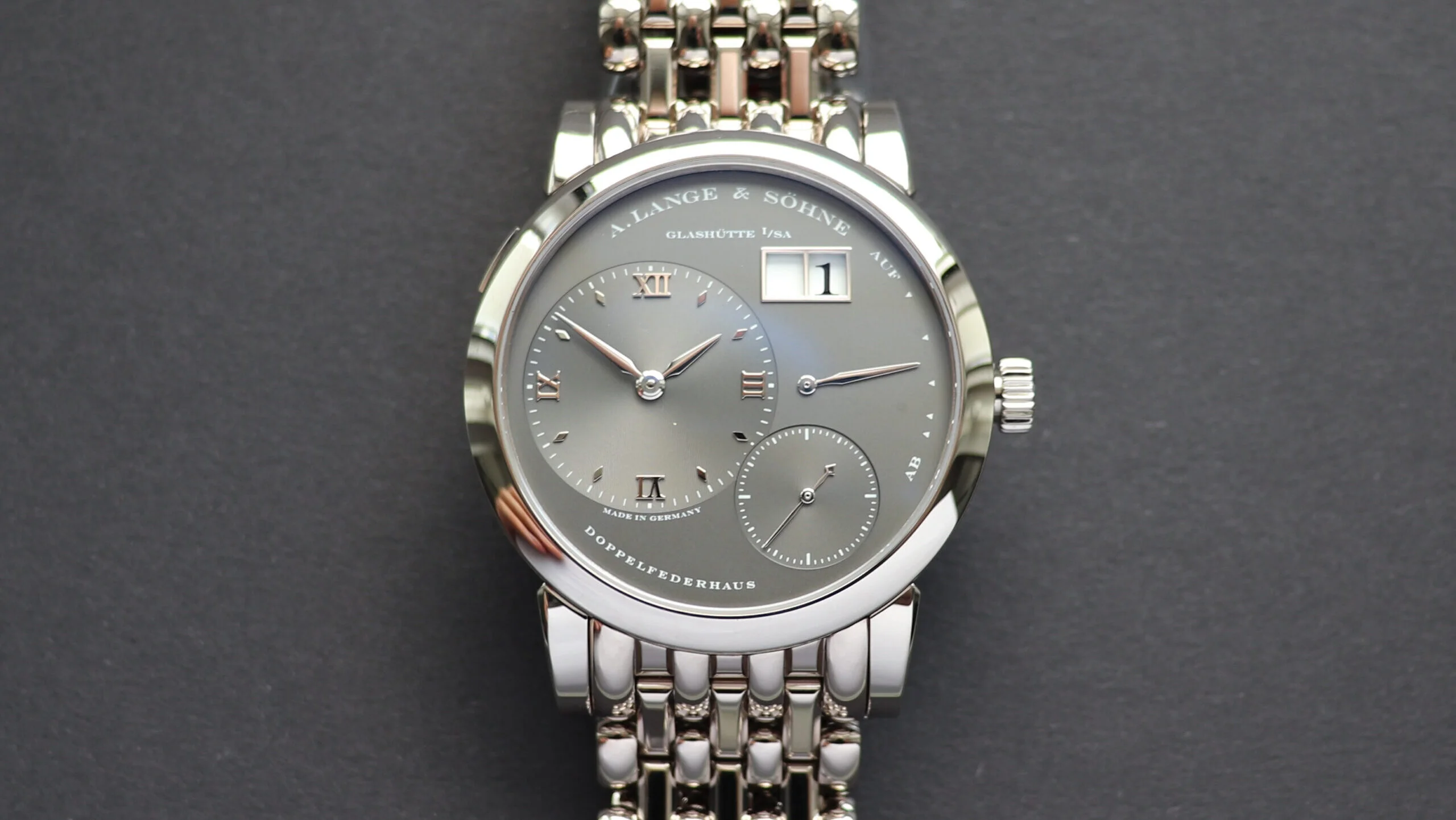 Lange 1 White Gold Grey Dial | 101.030