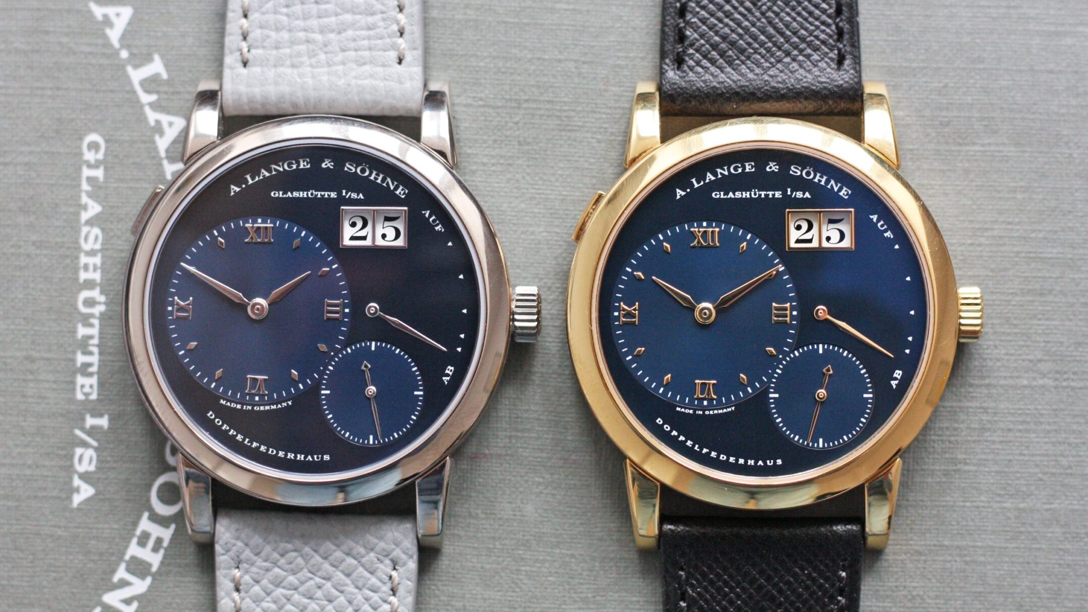 Lange 1 Blue Dial 101.028 and 101.027