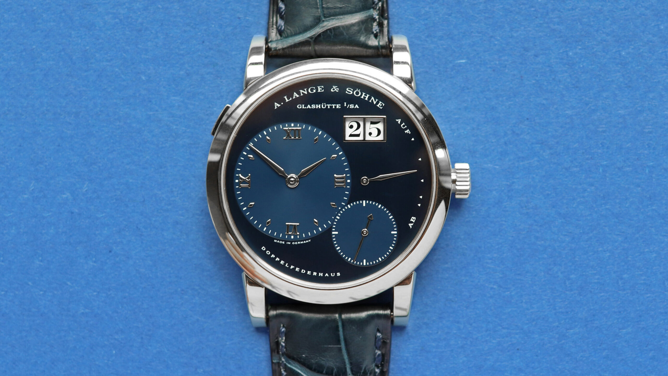 A. Lange S hne Lange 1 Blue Dial 101.027 LANGEPEDIA