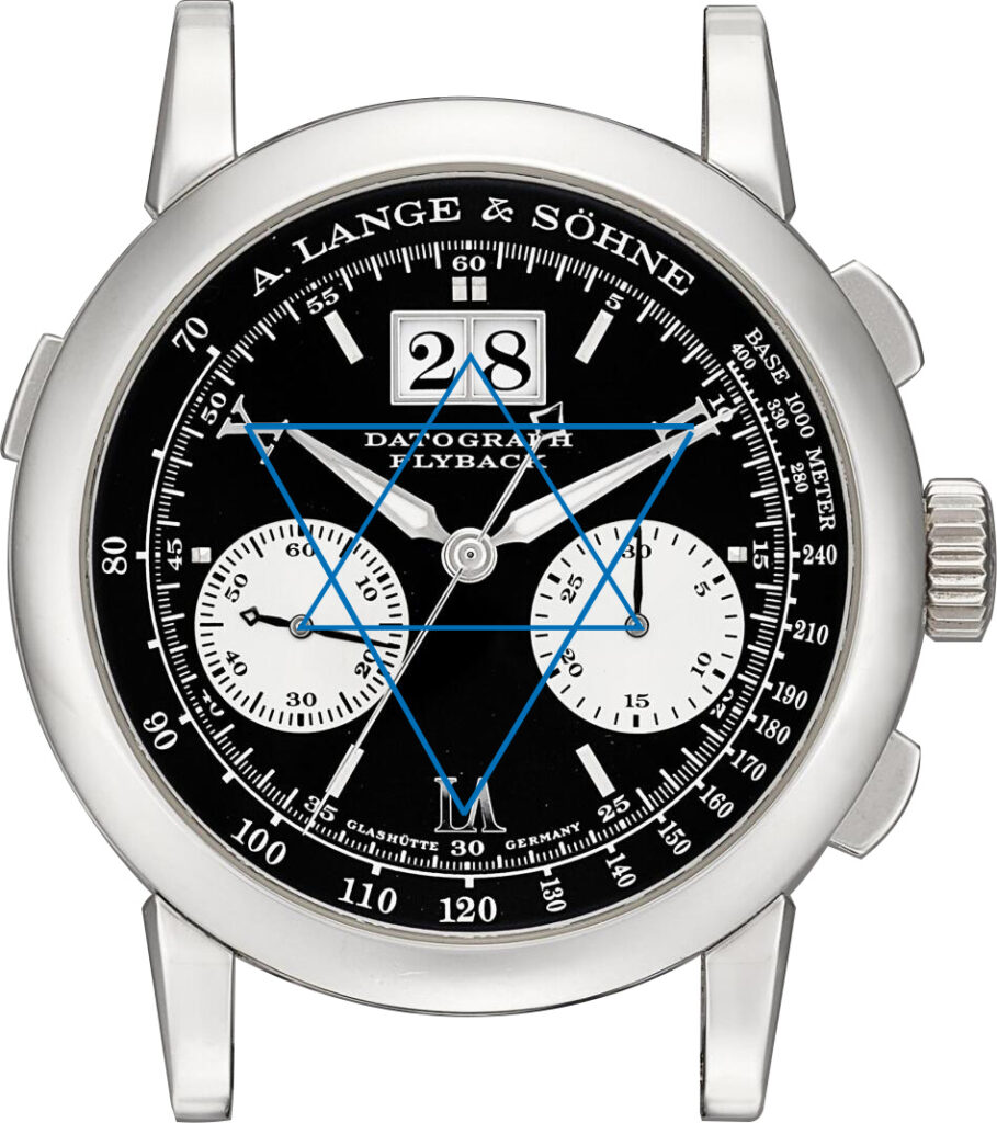 Lange datograph flyback sale