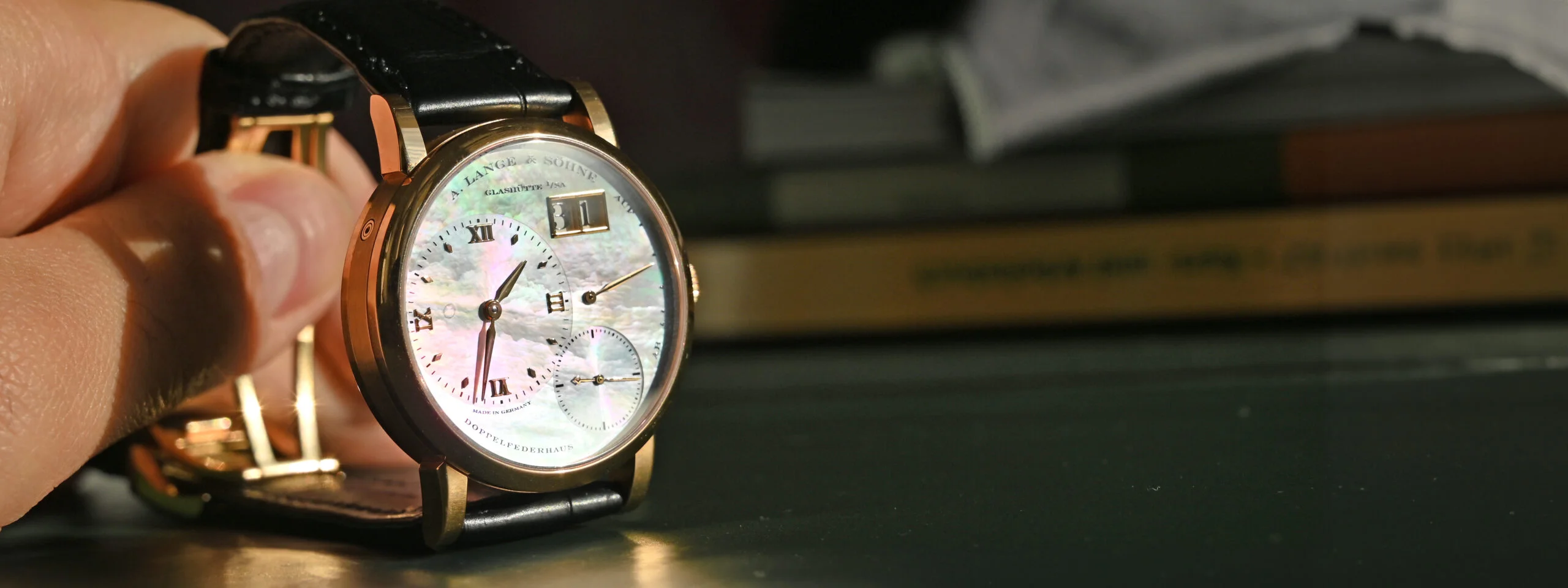 Little Lange 1 Mother of Pearl Dial 113.041