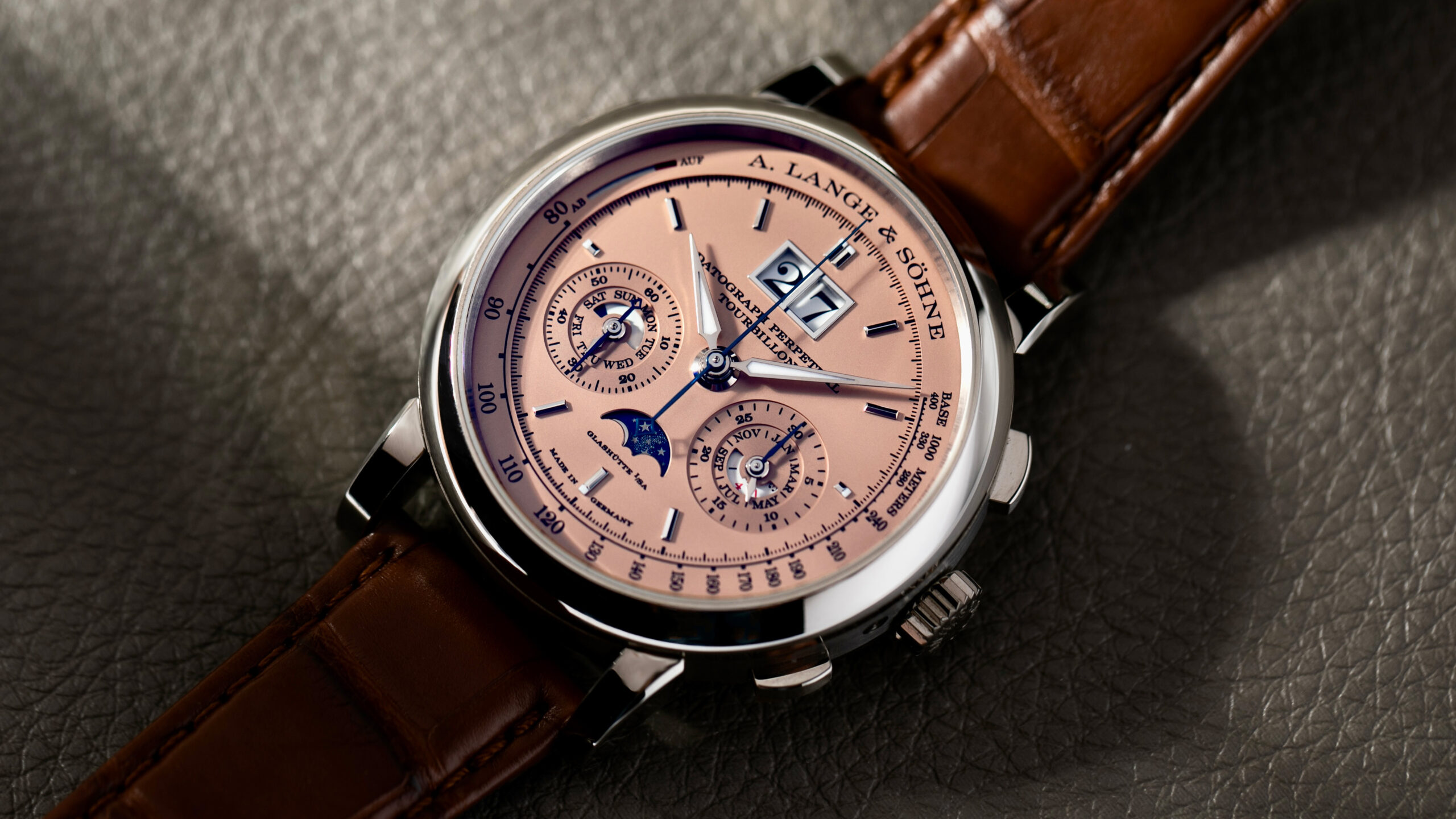 Datograph Perpetual Tourbillon Salmon Dial