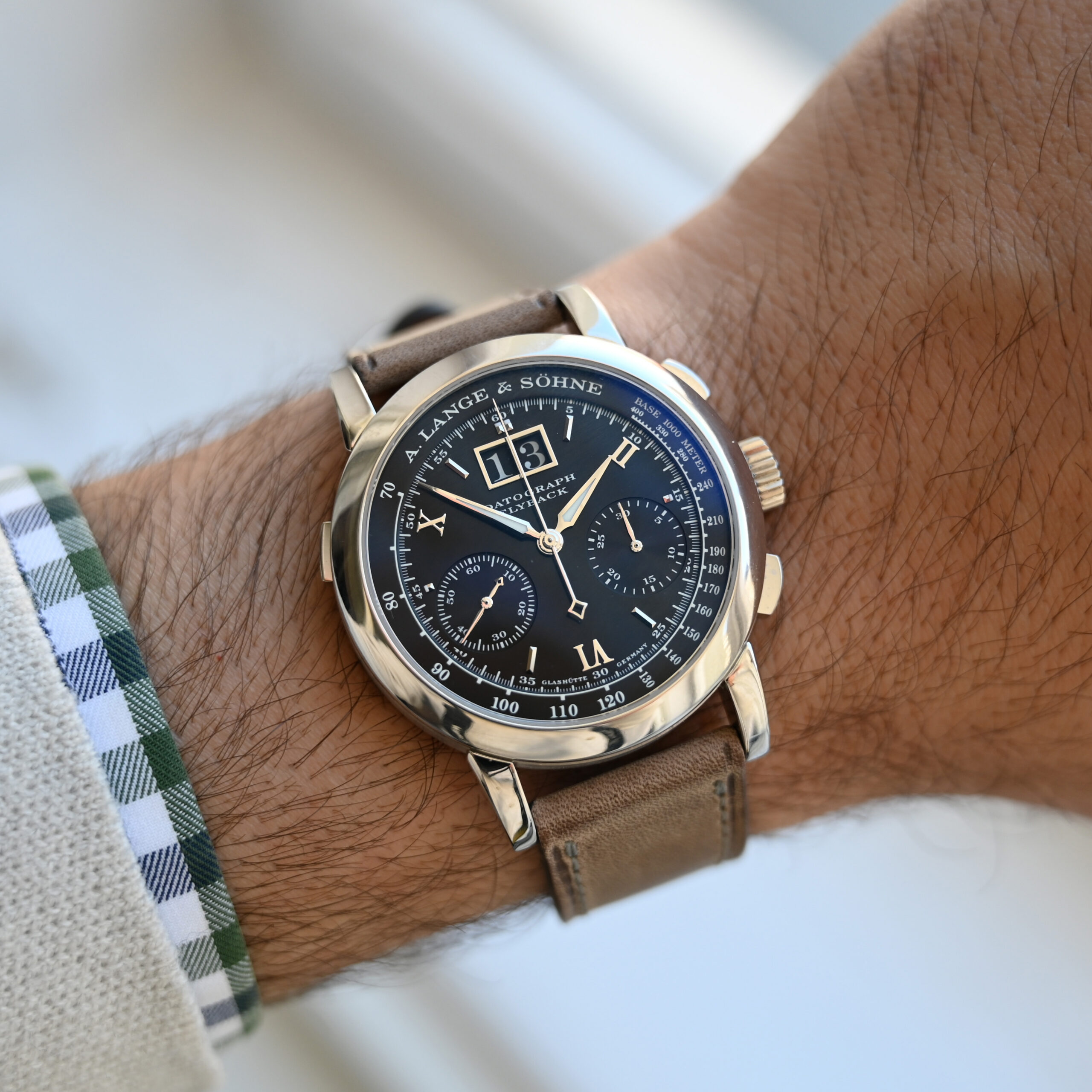 A Lange Söhne Datograph Piece Unique Platinum