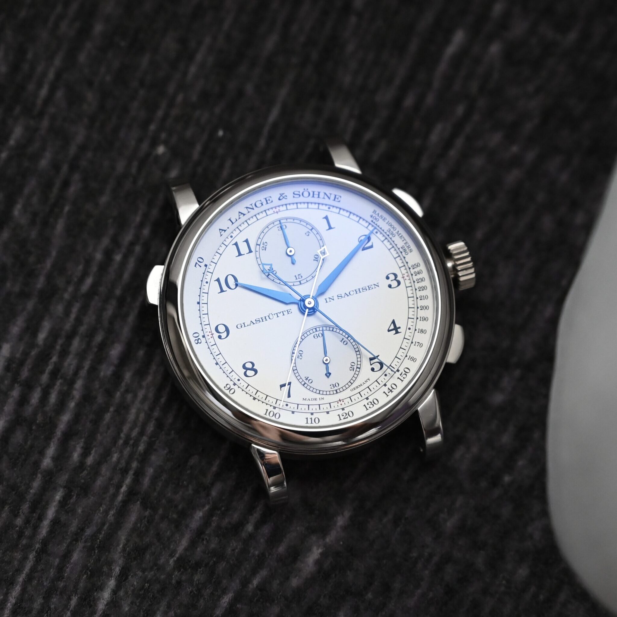 a Lange Söhne 1815 Rattrapante Platinum 425.025 For Sale