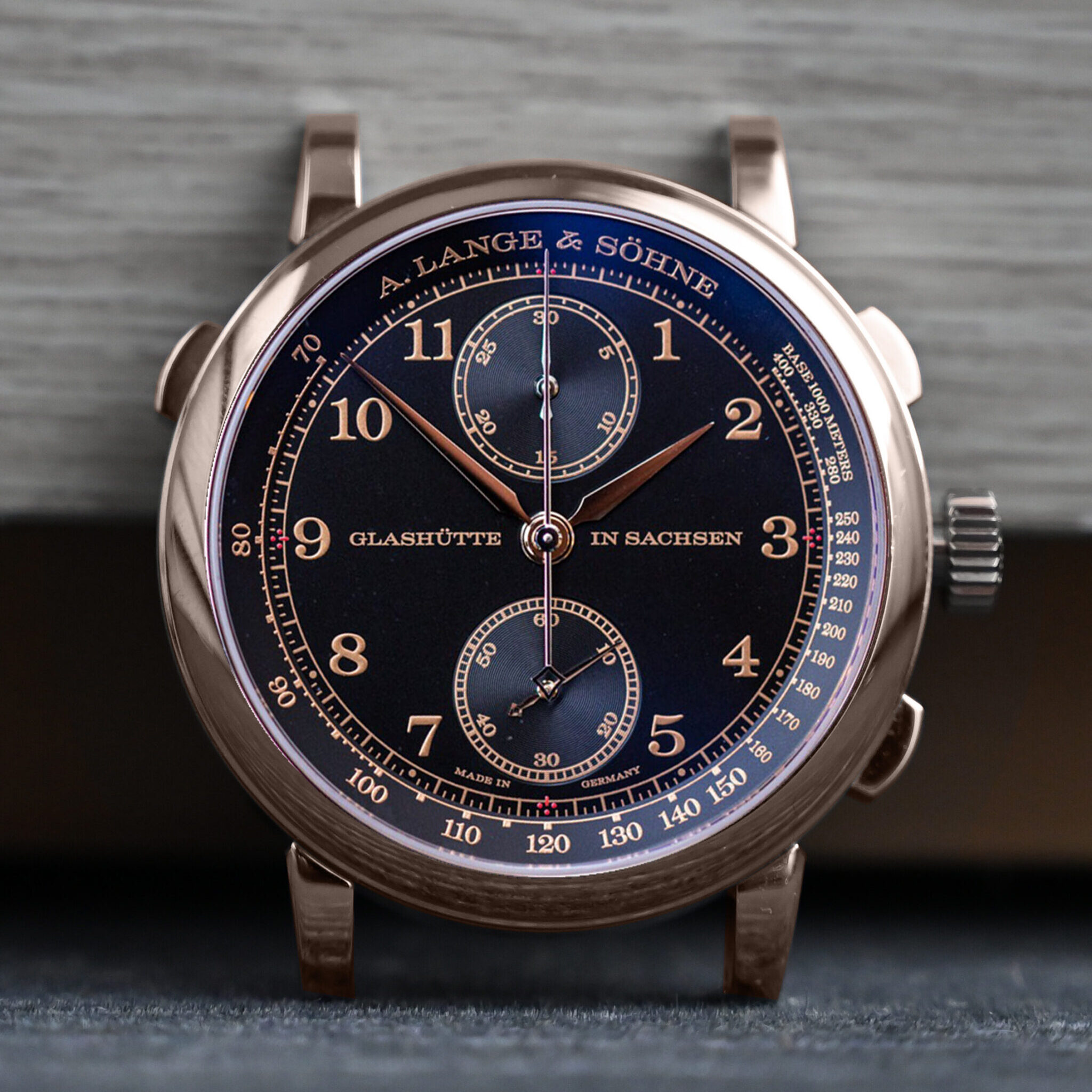 1815 Rattrapante Honeygold 425.050 For Sale dial