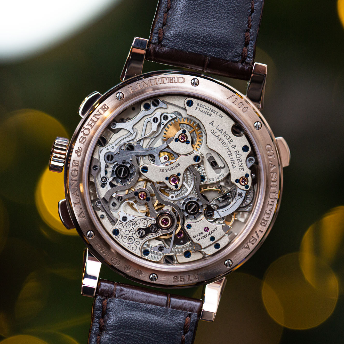 1815 Rattrapante Honeygold 425.050