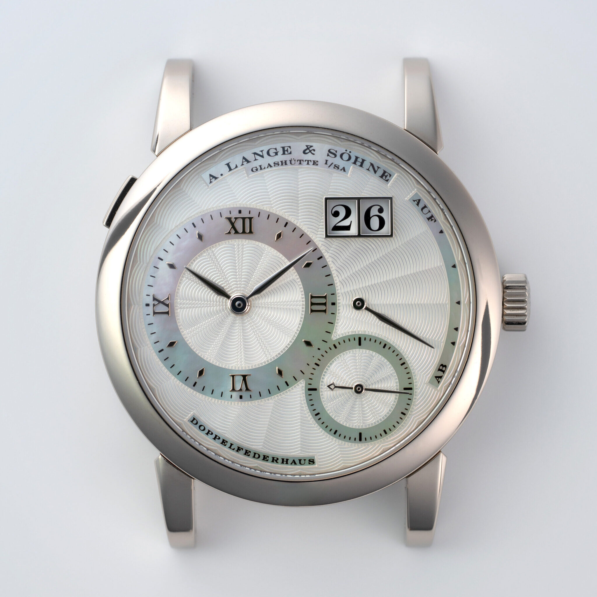 A Lange Söhne Lange 1 Soiree mother of pearl 110.030 dial