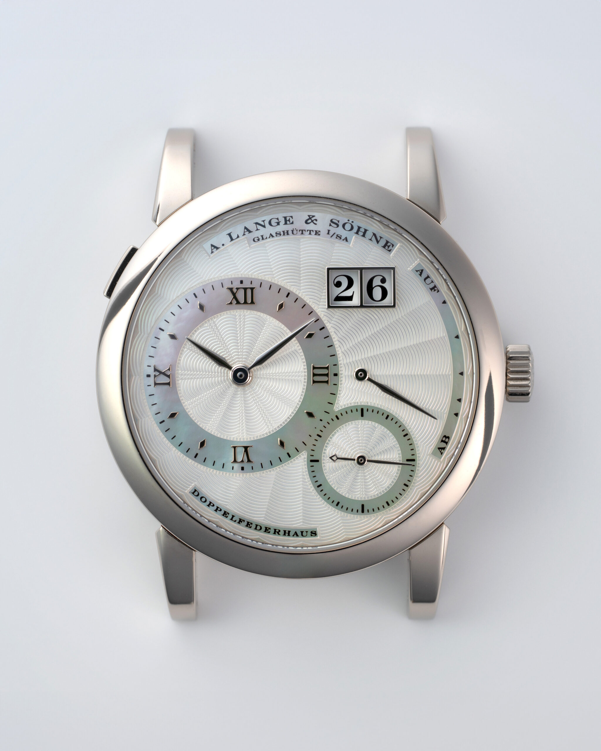 A. Lange & Söhne Lange 1 Soirée guilloché mother of pearl dial 110.030