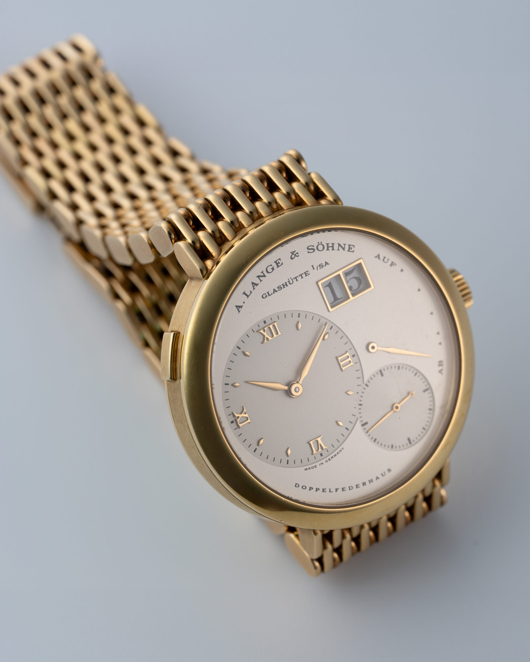 A. Lange & Söhne Lange 1 "Wellendorff" 151.001 yellow gold, champagne dial