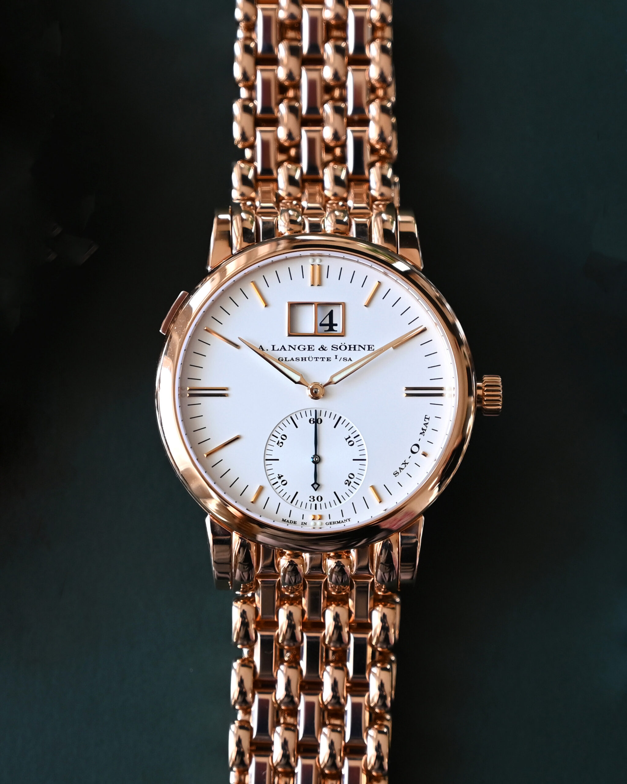 Langematik Wellendorff 358.032 on the bracelet