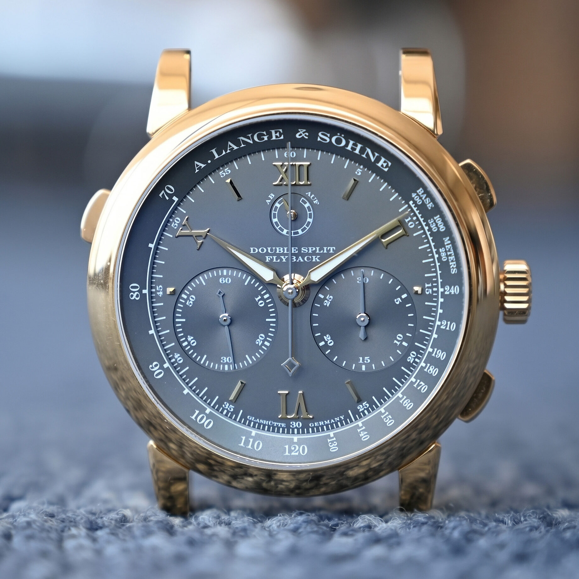 A Lange Söhne Double Split Japan Edition 404.048 Yellow Gold