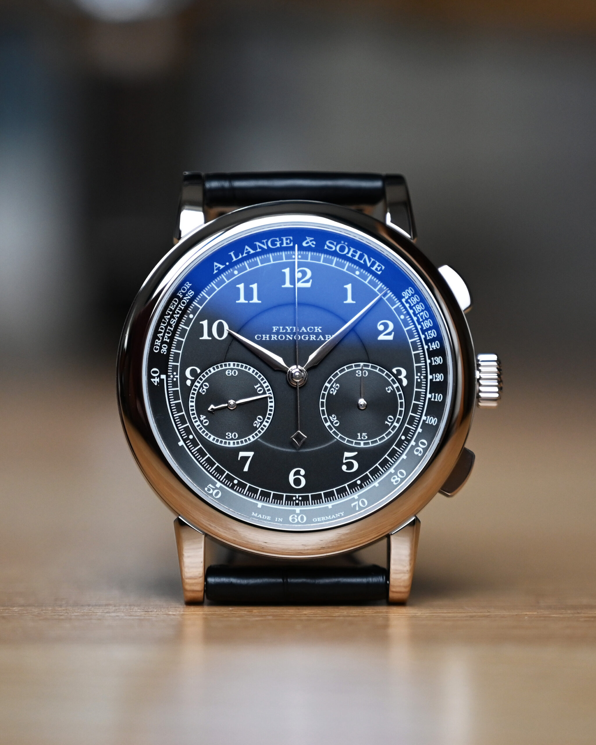 A. Lange & Söhne 1815 Chronograph 414.028 white gold, black dial